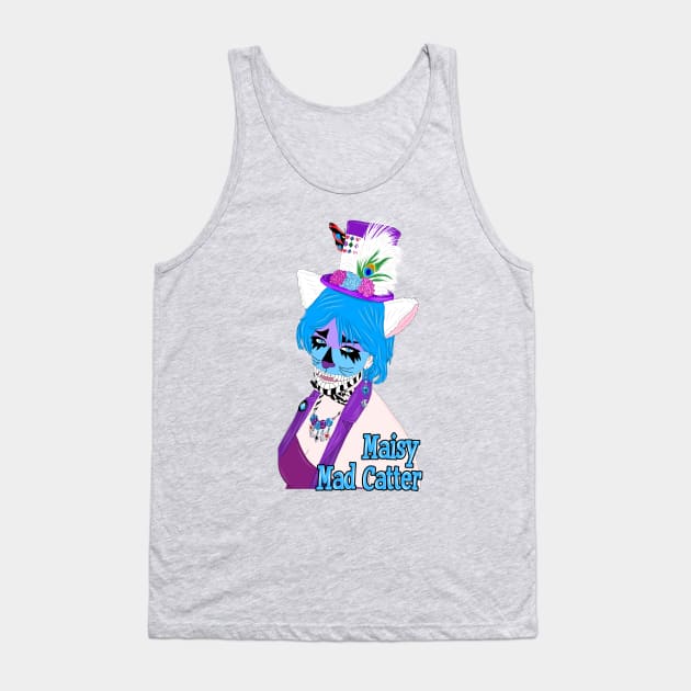 Maisy Mad Catter Tank Top by MelanieJeyakkumar